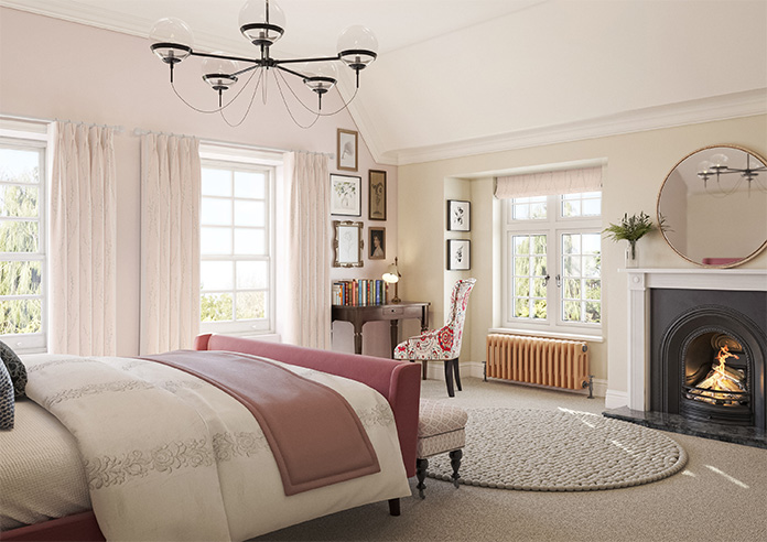 Willow Field, Pastel Pink - Made to Measure Curtains - Image 8